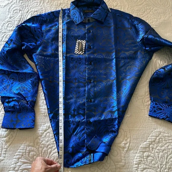 DiBanGu Mens Dress Shirt - Picture 8 of 8